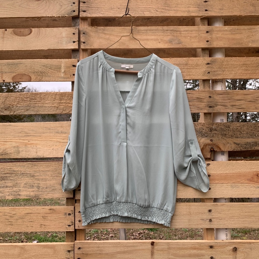 Sage blouse
